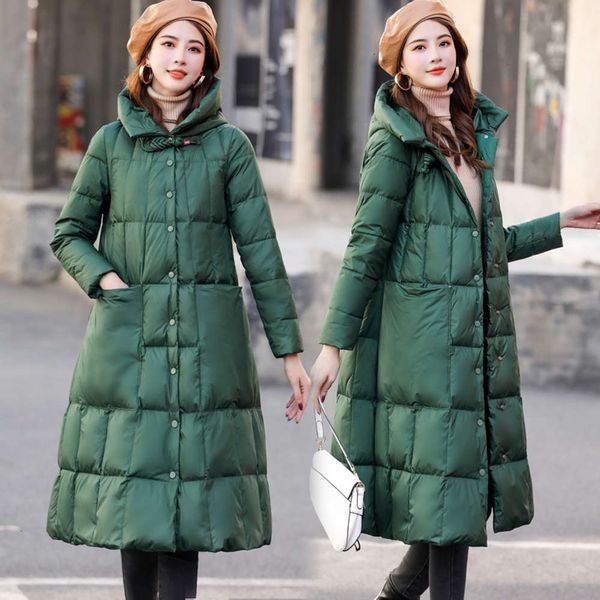 light luxurywhite new jacket women's 2020 duck down thickening winter warm medium length slim temperament large size coat parka for wom, Black
light luxurywhite new jacket women's 2020 duck down thickening winter warm medium length slim temperament large size coat parka for wom, Black