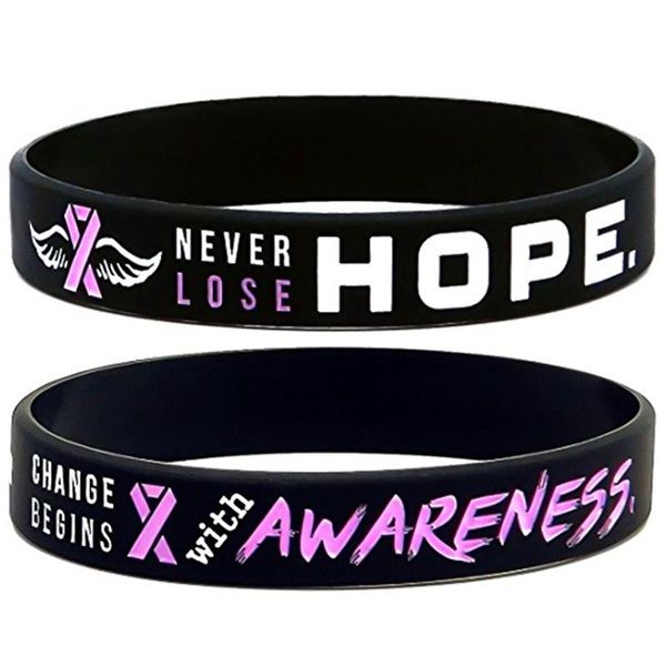 charm bracelets 2pcs never lose hope fighter breast cancer awareness ribbon survival silica gel, Golden;silver
charm bracelets 2pcs never lose hope fighter breast cancer awareness ribbon survival silica gel, Golden;silver