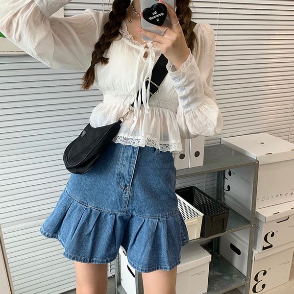 cyjr denim breeches high-waisted skirts plied with zipper miniskirts summer new pop streetwear thin blue skirt om3x, Black
cyjr denim breeches high-waisted skirts plied with zipper miniskirts summer new pop streetwear thin blue skirt om3x, Black