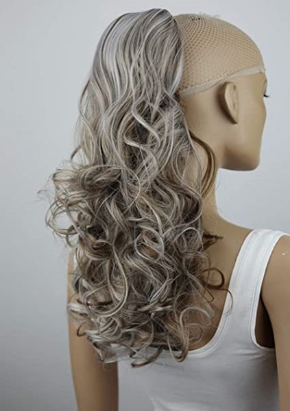 custom natural highlights grey hair piece pony tail extension draw string voluminous curly human light brown/gray two tone ombre drawstring, Black
custom natural highlights grey hair piece pony tail extension draw string voluminous curly human light brown/gray two tone ombre drawstring, Black