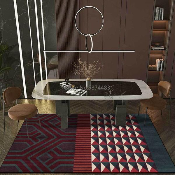 carpets fashion simple dark green red geometric stitching ethnic style living room bedroom bedside carpet floor mat customization
carpets fashion simple dark green red geometric stitching ethnic style living room bedroom bedside carpet floor mat customization