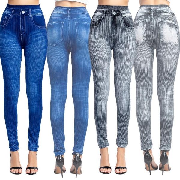 women's leggings 2021 women push up seamless high waist warm jeans spring elastic faux denim jeggings pants leggins mujer 3xl, Black
women's leggings 2021 women push up seamless high waist warm jeans spring elastic faux denim jeggings pants leggins mujer 3xl, Black