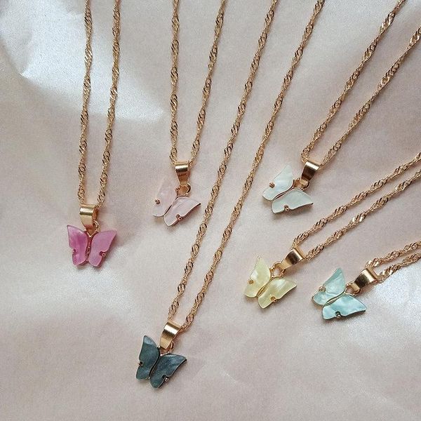 butterfly necklace acrylic women pendant clavicle chain multi color alloy chokers minimalist jewelry fashion girls party gift, Silver
butterfly necklace acrylic women pendant clavicle chain multi color alloy chokers minimalist jewelry fashion girls party gift, Silver
