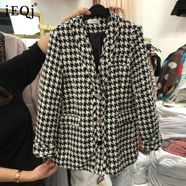 women's suits & blazers ieqj women korean thick elegant temperament plaid blazer lapel long sleeve loose jacket fashion spring autumn 2, White;black
women's suits & blazers ieqj women korean thick elegant temperament plaid blazer lapel long sleeve loose jacket fashion spring autumn 2, White;black