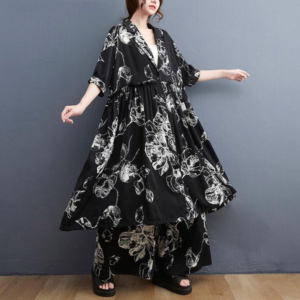 women's two piece pants plus size vintage 2 set women casual loose short sleeve midi summer suit dress elegant clothes wide leg 2021, White
women's two piece pants plus size vintage 2 set women casual loose short sleeve midi summer suit dress elegant clothes wide leg 2021, White