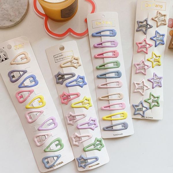 hair accessories 10pcs candy color baby bb clips sweet girl heart shape hairpin metal kids headwear cute cartoon children's, Slivery;white
hair accessories 10pcs candy color baby bb clips sweet girl heart shape hairpin metal kids headwear cute cartoon children's, Slivery;white