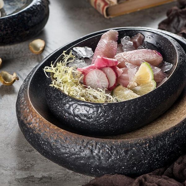 dishes & plates japanese dinner creative retro oval sushi plate ceramic household salad bowl stoare art tableware
dishes & plates japanese dinner creative retro oval sushi plate ceramic household salad bowl stoare art tableware