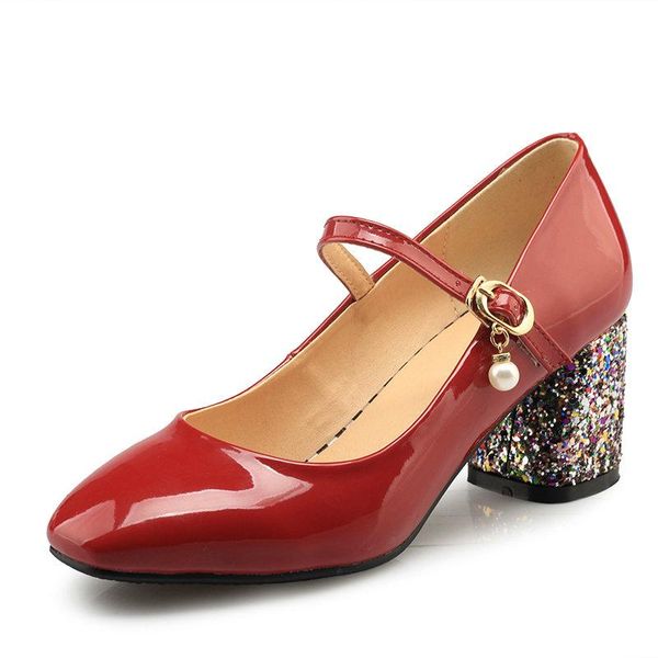 dress shoes women comfortable bling square heels pumps toe buckle shopping black red beige
dress shoes women comfortable bling square heels pumps toe buckle shopping black red beige