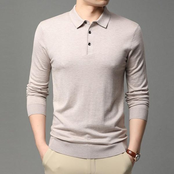 men's sweaters 2021 spring and autumn knitted sweater men lapel long-sleeved 4836-747, White;black
men's sweaters 2021 spring and autumn knitted sweater men lapel long-sleeved 4836-747, White;black