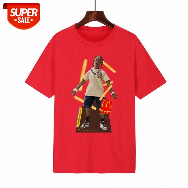 cactus jack x mcdo joint brand street fashion men and women personality shortsleeved tshirt 2p2g, White;black
cactus jack x mcdo joint brand street fashion men and women personality shortsleeved tshirt 2p2g, White;black