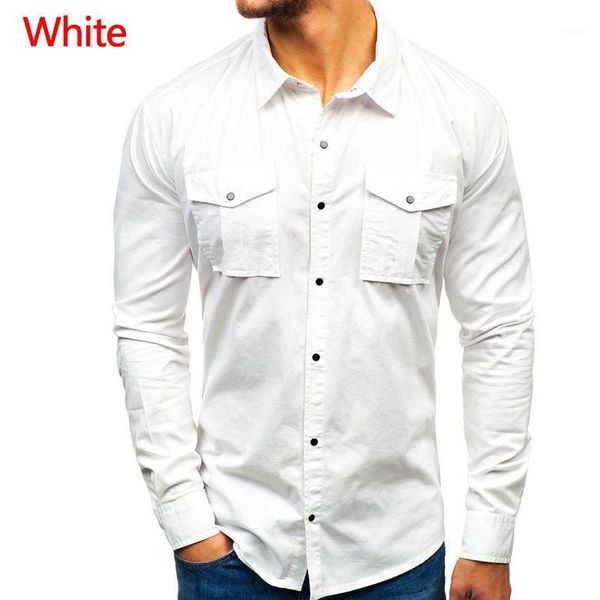 spring autumn men's casual multi-pocket cargo long sleeve solid cotton full pockets white black shirt large size -3xl shirts
spring autumn men's casual multi-pocket cargo long sleeve solid cotton full pockets white black shirt large size -3xl shirts