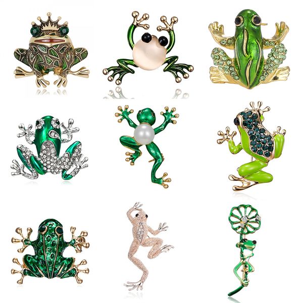 12 styles vintage crystal green frog brooches for women fashion rhinestone animal brooch pin ladies party jewelry accessoriesdio chan contac, Gray
12 styles vintage crystal green frog brooches for women fashion rhinestone animal brooch pin ladies party jewelry accessoriesdio chan contac, Gray