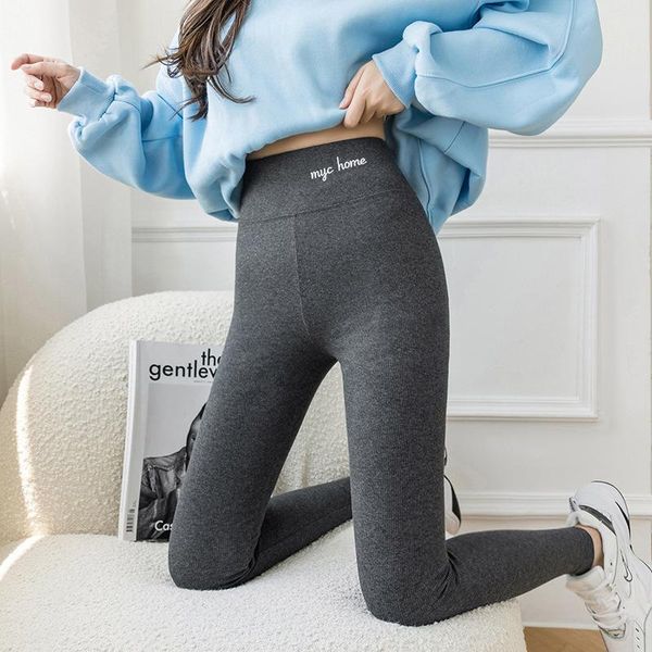 women's leggings cashmere autumn and winter plush thickened outer wear high waist small leg pants warm, Black
women's leggings cashmere autumn and winter plush thickened outer wear high waist small leg pants warm, Black