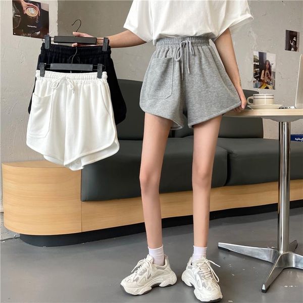 women's shorts cycling 2021 summer style fashion streetwear loose casual thin wide-leg high waist, White;black
women's shorts cycling 2021 summer style fashion streetwear loose casual thin wide-leg high waist, White;black