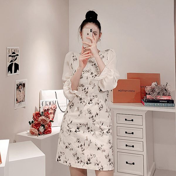 new arrival fashion club party women elegant autumn o-neck long sleeve temperament ol simple white print a-line dress ccao, White;black
new arrival fashion club party women elegant autumn o-neck long sleeve temperament ol simple white print a-line dress ccao, White;black