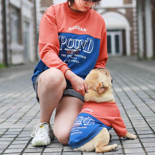 autumn and winter pet sweater two legged cloth dog owner's parent-child contrast color splicing leisure fadoubage
autumn and winter pet sweater two legged cloth dog owner's parent-child contrast color splicing leisure fadoubage