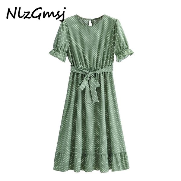 dres chic polk dot women midi dress spring elegant o-neck es female high waist sash 04 210628, Black;gray
dres chic polk dot women midi dress spring elegant o-neck es female high waist sash 04 210628, Black;gray