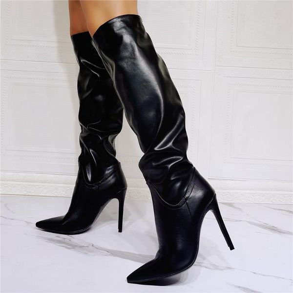 boots big leg fit size 47 slip on knee high women's sizes custom calf booty solid shoes thin heels, Black
boots big leg fit size 47 slip on knee high women's sizes custom calf booty solid shoes thin heels, Black