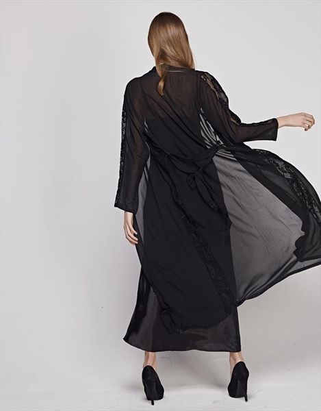 sling dress sleeping robe womens sleepwears two piece faux silk women elegant lady lace long sleeve nightgowns bathrobes t0008, Black;red
sling dress sleeping robe womens sleepwears two piece faux silk women elegant lady lace long sleeve nightgowns bathrobes t0008, Black;red