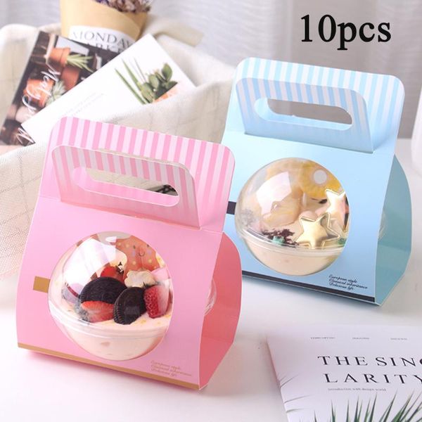 10pcs clear cake box plastic cake boxes and packaging boxes container with handle transparent ball shape mousse ball party
10pcs clear cake box plastic cake boxes and packaging boxes container with handle transparent ball shape mousse ball party