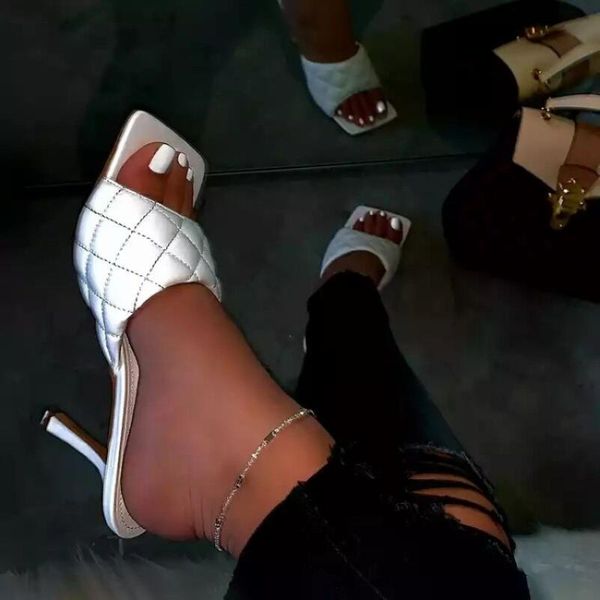 dress shoes summer 2021 pu square toe slipper sandals ladies thin high heels outdoor beach slides female fashion mules party, Black
dress shoes summer 2021 pu square toe slipper sandals ladies thin high heels outdoor beach slides female fashion mules party, Black