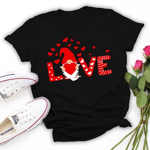 gnome with love colored print t-shirt cute women valentine graphic tee shirt funny valentine's day gift tshirt camiseta, White
gnome with love colored print t-shirt cute women valentine graphic tee shirt funny valentine's day gift tshirt camiseta, White