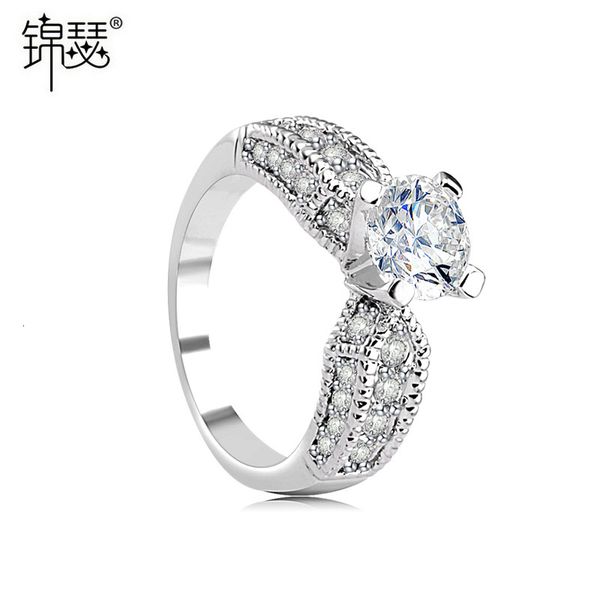 925 sterling silverboutique zirconium diamond ring aaa zircon inlaid wedding for women, Golden;silver
925 sterling silverboutique zirconium diamond ring aaa zircon inlaid wedding for women, Golden;silver