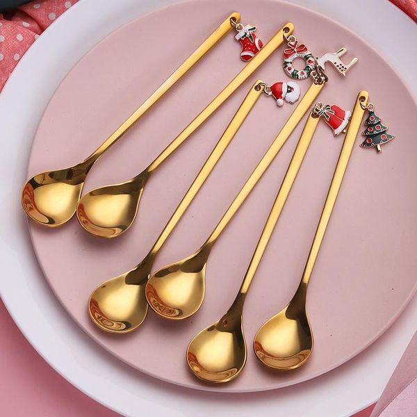 spoons small mini metal 304 stainless steel christmas coffee spoon stirring teaspoon tea party decorate
spoons small mini metal 304 stainless steel christmas coffee spoon stirring teaspoon tea party decorate