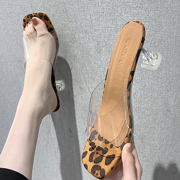 summer women sandals slip on ladies open toe spike heels slippers female leopard square toe shoes woman fashion transparent, Black
summer women sandals slip on ladies open toe spike heels slippers female leopard square toe shoes woman fashion transparent, Black