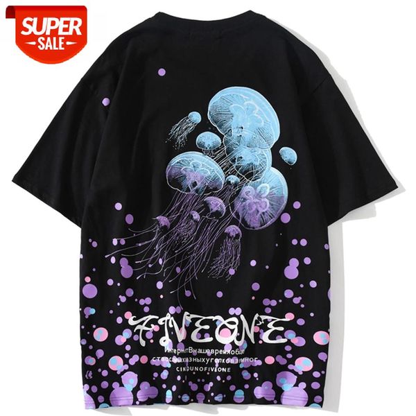 jellyfish print hip hop t shirt men streetwear oversized loose short sleeve shirts summer cotton casual tees #x85g, White;black
jellyfish print hip hop t shirt men streetwear oversized loose short sleeve shirts summer cotton casual tees #x85g, White;black