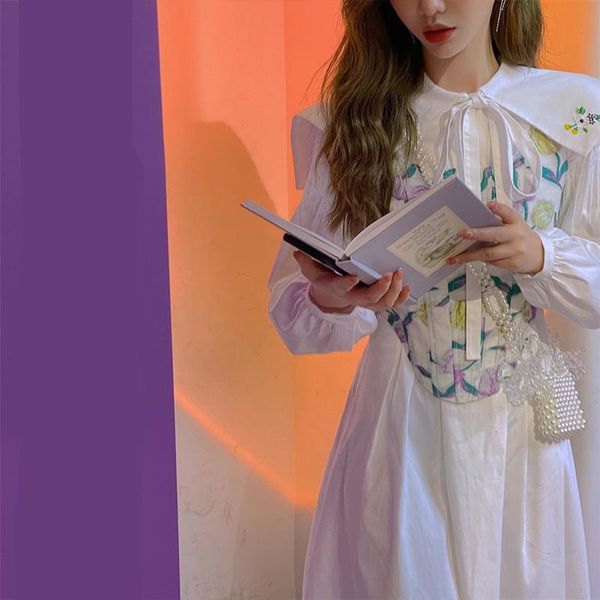 casual dresses french style vintage dress women 2021 autumn floral printed patchwork turn down collar long sleeve fashion, Black;gray
casual dresses french style vintage dress women 2021 autumn floral printed patchwork turn down collar long sleeve fashion, Black;gray
