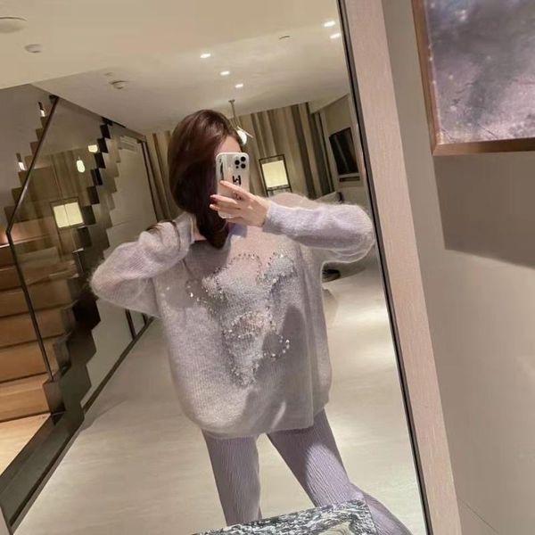 women's sweaters autumn and winter fashion cartoon bear heavy industry sequin drill diamond ornaments ma hair sweater, White;black
women's sweaters autumn and winter fashion cartoon bear heavy industry sequin drill diamond ornaments ma hair sweater, White;black