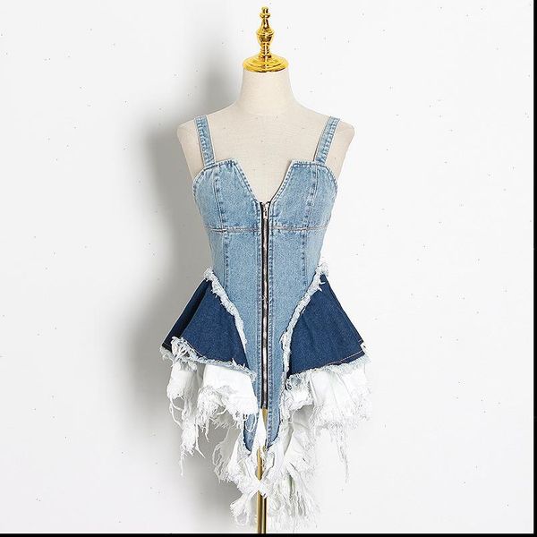 2021 new summer women jeans sets fashion women two piece outfits sleeveless blouse and high waist shorts with tassel, Gray
2021 new summer women jeans sets fashion women two piece outfits sleeveless blouse and high waist shorts with tassel, Gray