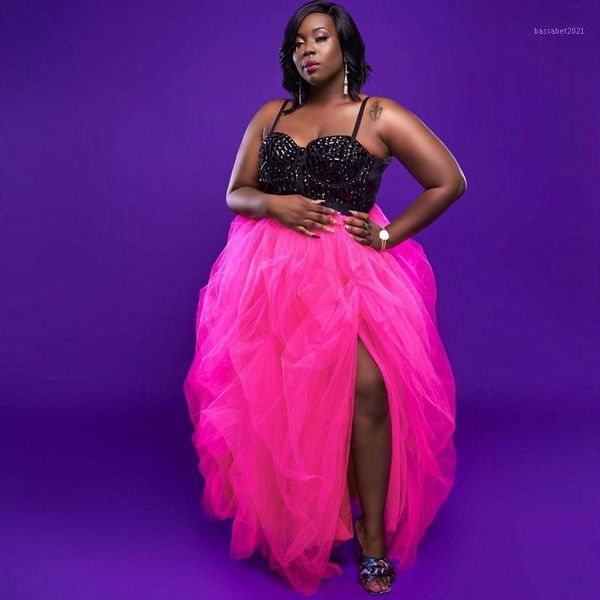 skirts 2021 fashion trendy high side split tulle women elastic long puffy tutu skirt custom made plus size, Black
skirts 2021 fashion trendy high side split tulle women elastic long puffy tutu skirt custom made plus size, Black