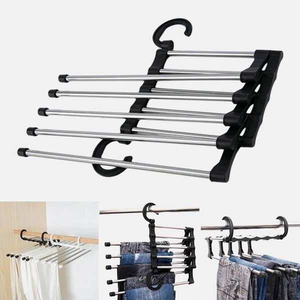 laundry bags 5 in 1 pant rack shelves stainless steel clothes hangers est fashion multi-functional wardrobe magical hanger
laundry bags 5 in 1 pant rack shelves stainless steel clothes hangers est fashion multi-functional wardrobe magical hanger