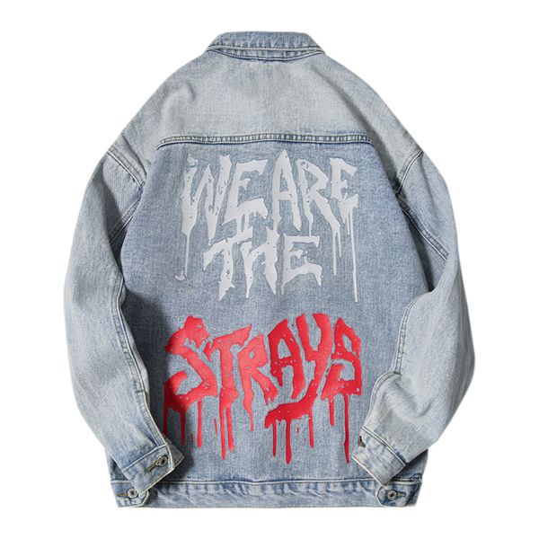 mode streetwear men's light blue printed designer denies cotton jackets recently hip chaqueta l7m1, Black;brown
mode streetwear men's light blue printed designer denies cotton jackets recently hip chaqueta l7m1, Black;brown
