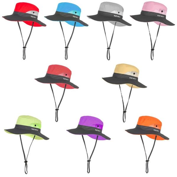 outdoor hats children girls ponytail summer sunshade cap wide border bucket hat women folding hunting and fishing, Black;white
outdoor hats children girls ponytail summer sunshade cap wide border bucket hat women folding hunting and fishing, Black;white