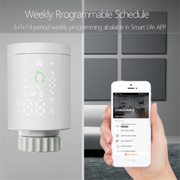 smart home control intelligent alexa zigbee tuya wifi wireless thermostat heating
smart home control intelligent alexa zigbee tuya wifi wireless thermostat heating