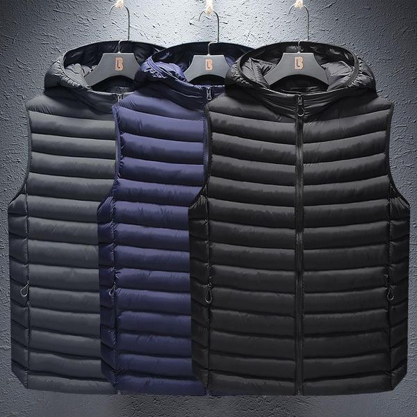 men's vests 2021 winter coat vest men warm sleeveless jacket mens casual waistcoat hooded down man solid, Black;white
men's vests 2021 winter coat vest men warm sleeveless jacket mens casual waistcoat hooded down man solid, Black;white
