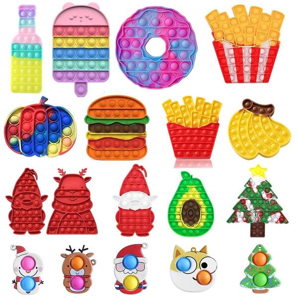fidget reliver stress toys rainbow push bubble antistress toys children simple dimple toy to relieve autism for christmas
fidget reliver stress toys rainbow push bubble antistress toys children simple dimple toy to relieve autism for christmas