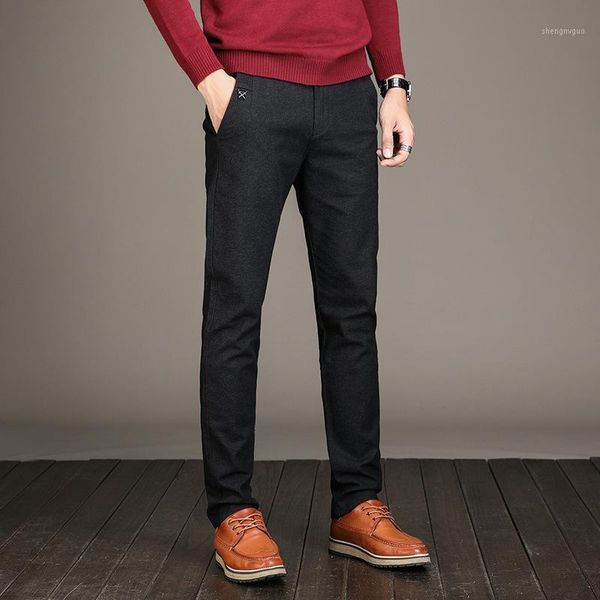 men's pants casual classic men long length straight trousers business brand fashion 2021 spring style designer male dress, Black
men's pants casual classic men long length straight trousers business brand fashion 2021 spring style designer male dress, Black