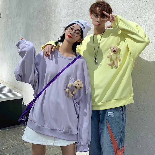 crewneck sweatshirt bear men 2021 spring fashion harajuku anime hoodies women cute casual loose streetwear korean pullover
crewneck sweatshirt bear men 2021 spring fashion harajuku anime hoodies women cute casual loose streetwear korean pullover