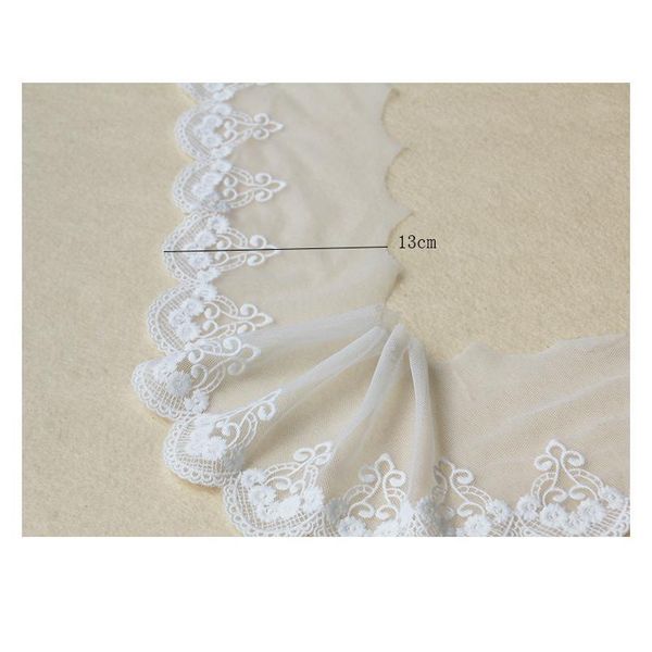 4meter/lot wide 13cm cotton +mesh lace trim grid flower embroidered fabric for sewing handmade sofa/dress hem accessor qyljiy
4meter/lot wide 13cm cotton +mesh lace trim grid flower embroidered fabric for sewing handmade sofa/dress hem accessor qyljiy