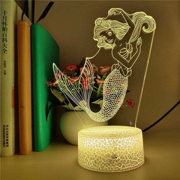 3d desk lamp kids night light led mermaid nightlight app control holidays birthday gift room party l atmosphere decoration
3d desk lamp kids night light led mermaid nightlight app control holidays birthday gift room party l atmosphere decoration