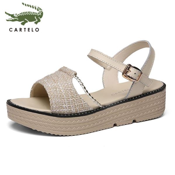 cartelo women's shoes summer new fairy style comfortable fashion word buckle high-heeled open-toed sponge cake sandals women, Black
cartelo women's shoes summer new fairy style comfortable fashion word buckle high-heeled open-toed sponge cake sandals women, Black