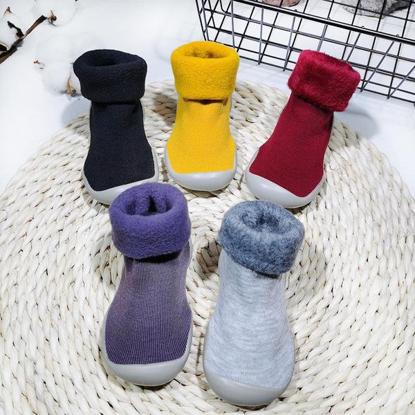 first walkers 1 pair winter kids warm snow shoes solid color socks infant boys brushed thick sock baby girls soft soles toddler
first walkers 1 pair winter kids warm snow shoes solid color socks infant boys brushed thick sock baby girls soft soles toddler