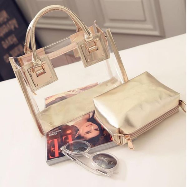 girls bag 2pcs/set handbag handle pvc set clear bag jelly bags designer-osmond totes women transparent beach shoulder composite gfpix
girls bag 2pcs/set handbag handle pvc set clear bag jelly bags designer-osmond totes women transparent beach shoulder composite gfpix