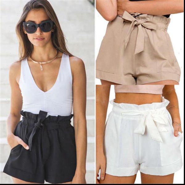 women high waisted cotton solid bow bandage shorts loose flare casual summer shorts ruffle mini shorts 4 colors, White;black
women high waisted cotton solid bow bandage shorts loose flare casual summer shorts ruffle mini shorts 4 colors, White;black