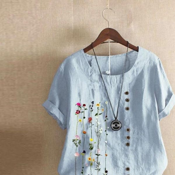 womens blouse flowers plus size women bohemian floral embroidered shirt short sleeves blouse vintage clothes for wom, White
womens blouse flowers plus size women bohemian floral embroidered shirt short sleeves blouse vintage clothes for wom, White