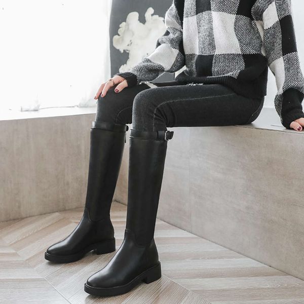 designer mid women's 2020 new early autumn black high leather pipe not over knee knight boots, White;red
designer mid women's 2020 new early autumn black high leather pipe not over knee knight boots, White;red